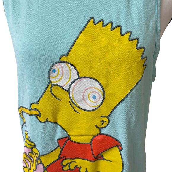 VINTAGE Y2K THE SIMPSONS GRAPHIC TANK TOP MEDIUM. - Picture 4 of 7